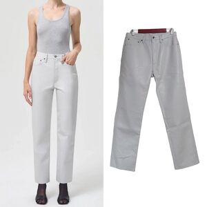 AGOLDE Recycled Leather 90's Pinch Waist Pants